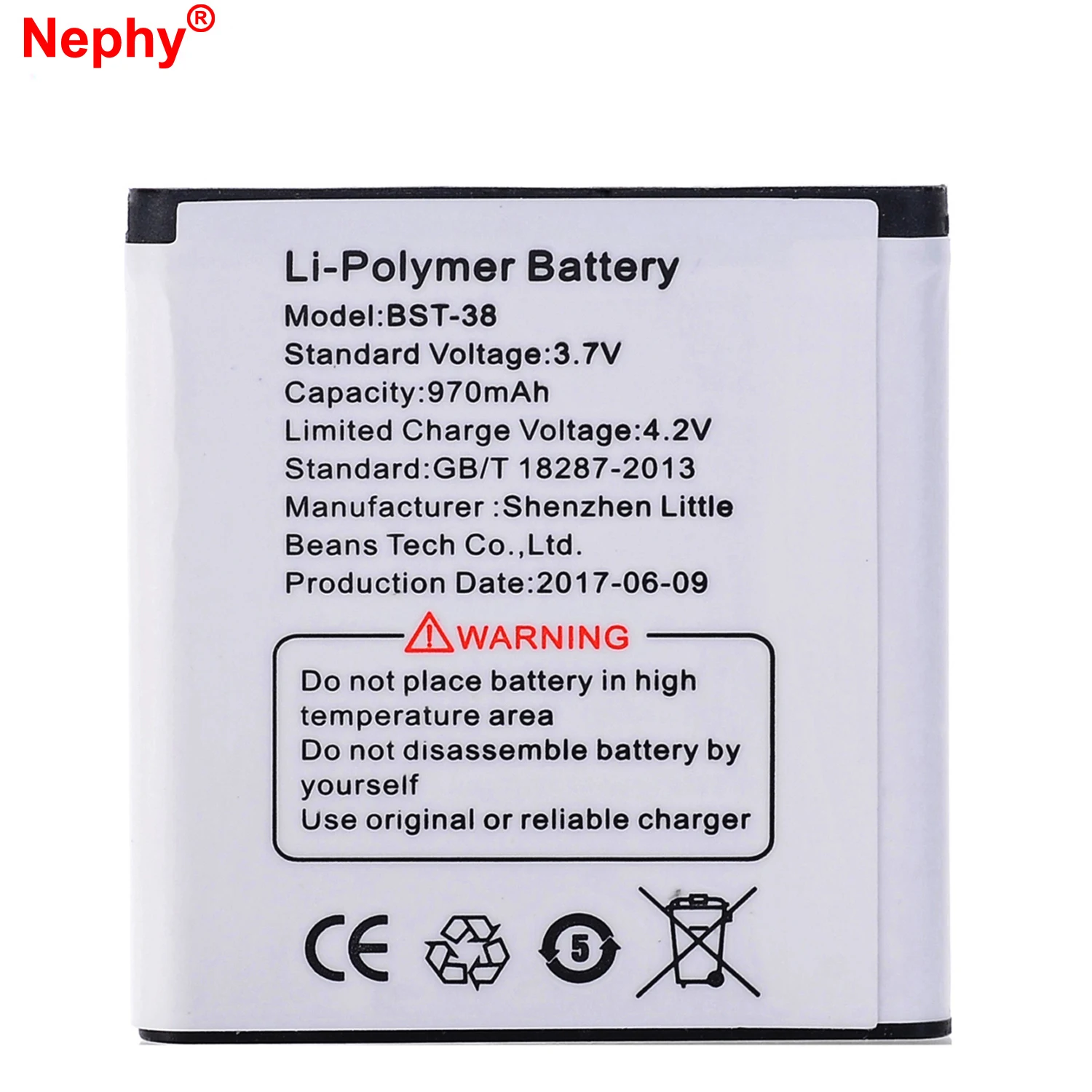 2019 Nephy Original Battery BST-38 For Sony Ericsson C902 C902C C905 K770i K850 K850i K858 S500i w902 W980 T658 K770 S312 970mAh
2019 Nephy Original Battery BST-38 For Sony Ericsson C902 C902C C905 K770i K850 K850i K858 S500i w902 W980 T658 K770 S312 970mAh