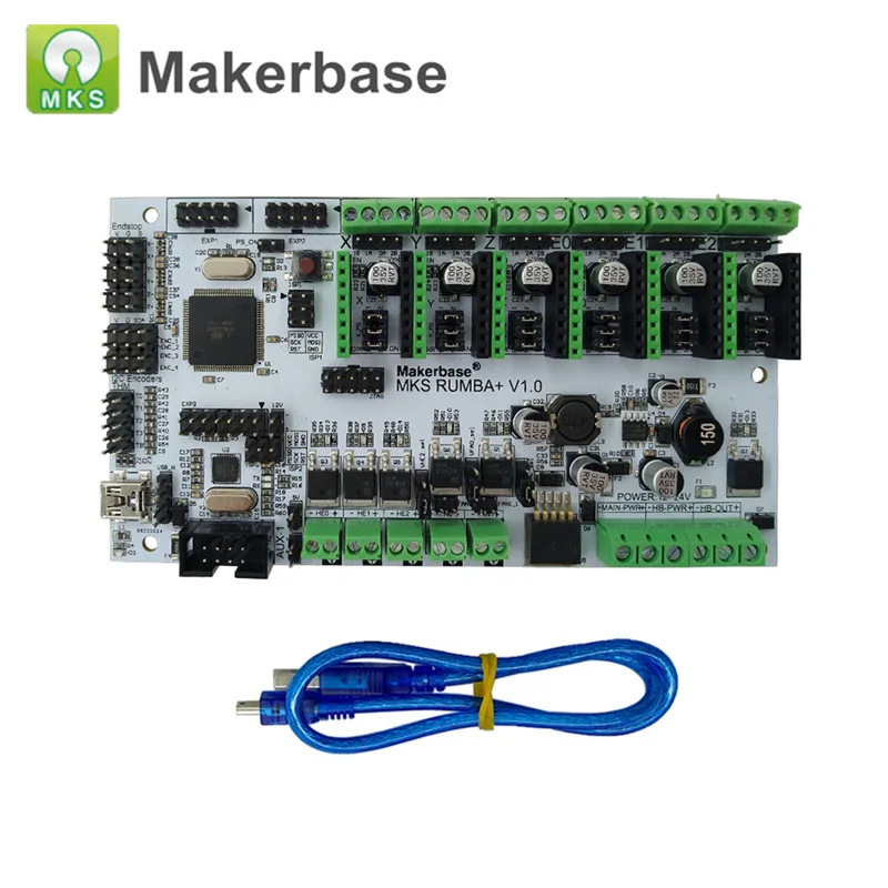 MKS Rumba All In One Integrated Motherboard Smart Controller 2560-R3 Processor Rumba-board Compatible MKS TFT32/TFT28
MKS Rumba All In One Integrated Motherboard Smart Controller 2560-R3 Processor Rumba-board Compatible MKS TFT32/TFT28