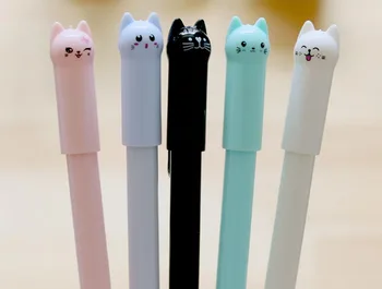 cute smile cat animal gel ink pen cartoon stationery prize kawaii student pen office writing sign pen black neutral pen 48pc/lot
cute smile cat animal gel ink pen cartoon stationery prize kawaii student pen office writing sign pen black neutral pen 48pc/lot