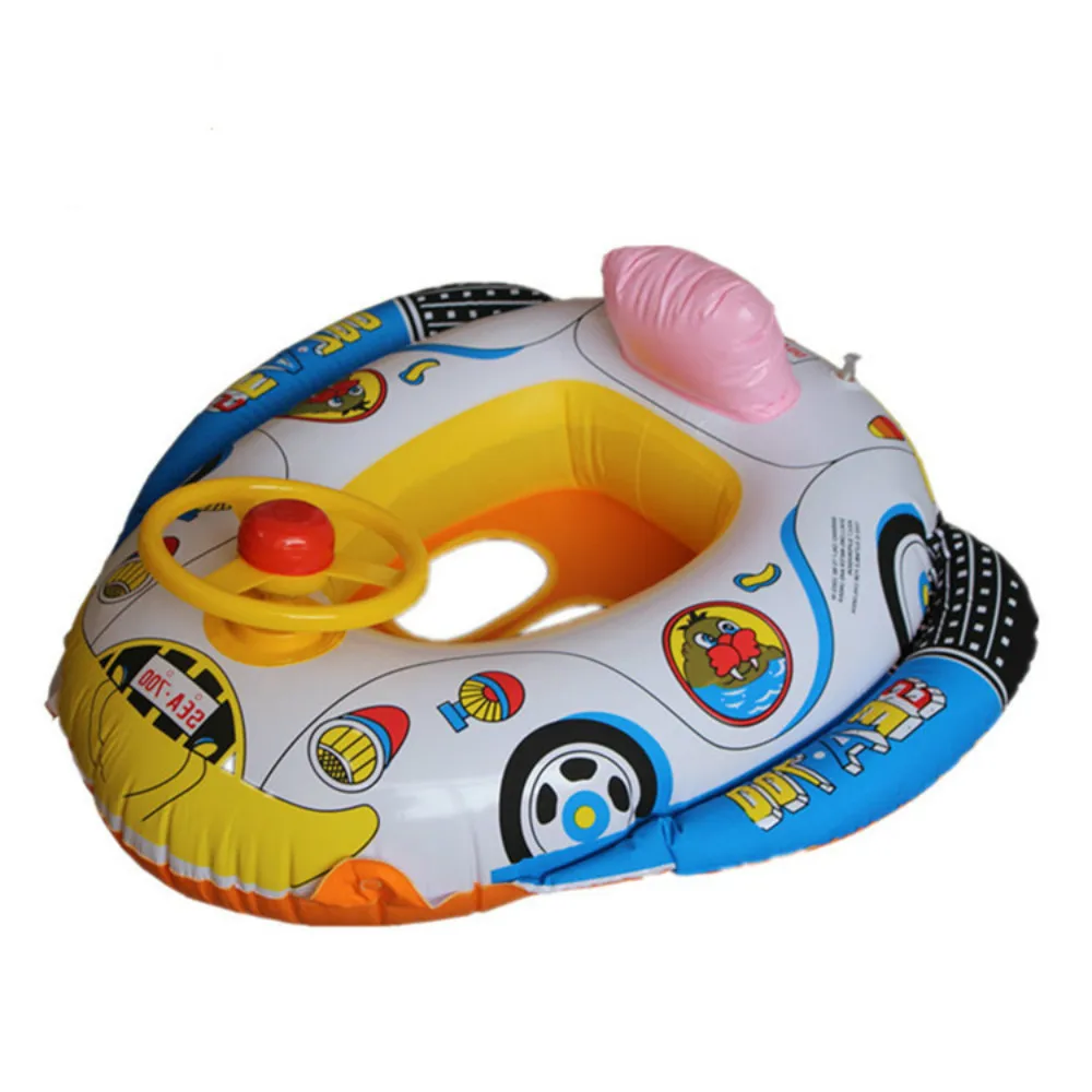 Image Hot Sale Baby Swimming Accessories Inflatable Pool Ring Child laps Swim Seat Float Boat Water Sport