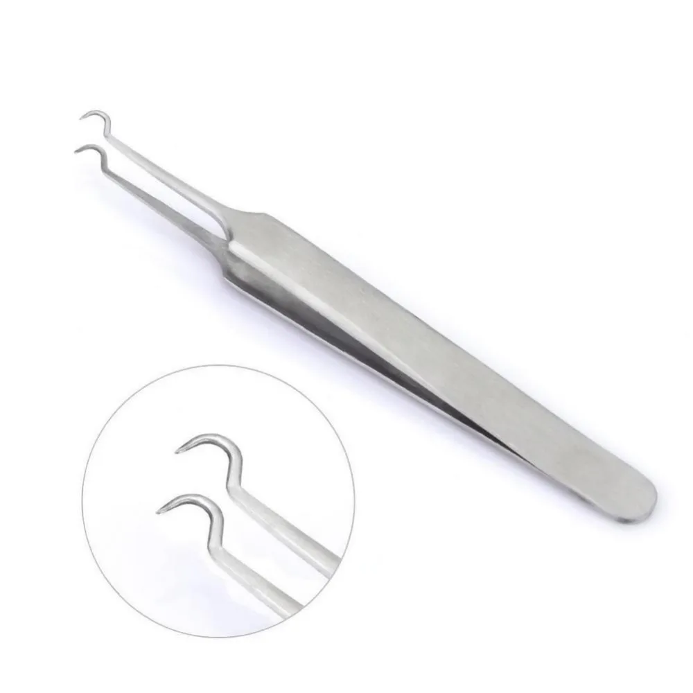 New 3 pcs/set Acne Needle Tweezers Blackhead Pimples Removal Pointed Bend Gib Head Face Skin Care Tools Comedone Extractor
New 3 pcs/set Acne Needle Tweezers Blackhead Pimples Removal Pointed Bend Gib Head Face Skin Care Tools Comedone Extractor