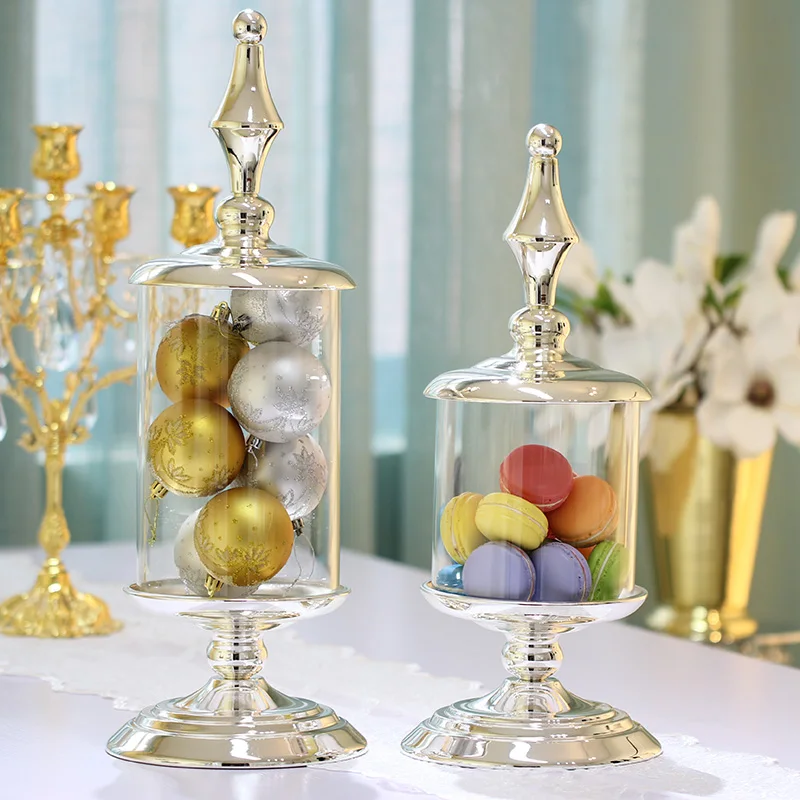 Glass Candy box with silver base and cover Candy Jar Home Storage Bottles & Jars Home decor Wedding decorations Party surpliers
Glass Candy box with silver base and cover Candy Jar Home Storage Bottles & Jars Home decor Wedding decorations Party surpliers