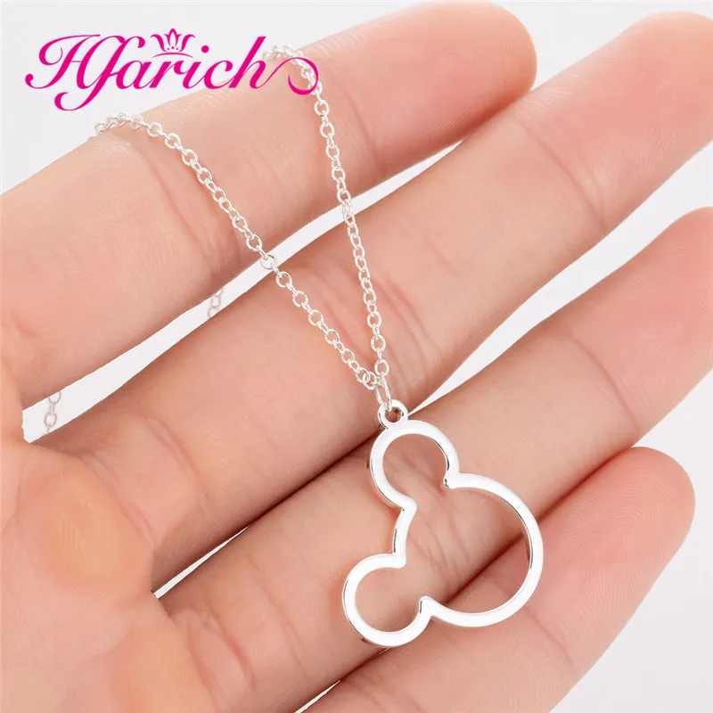 Hfarich Cute Minnie Mickey Necklace Silver Chain Hollow Mouse Head Necklaces Pendants Women Statement Jewelry Kids Gifts
Hfarich Cute Minnie Mickey Necklace Silver Chain Hollow Mouse Head Necklaces Pendants Women Statement Jewelry Kids Gifts