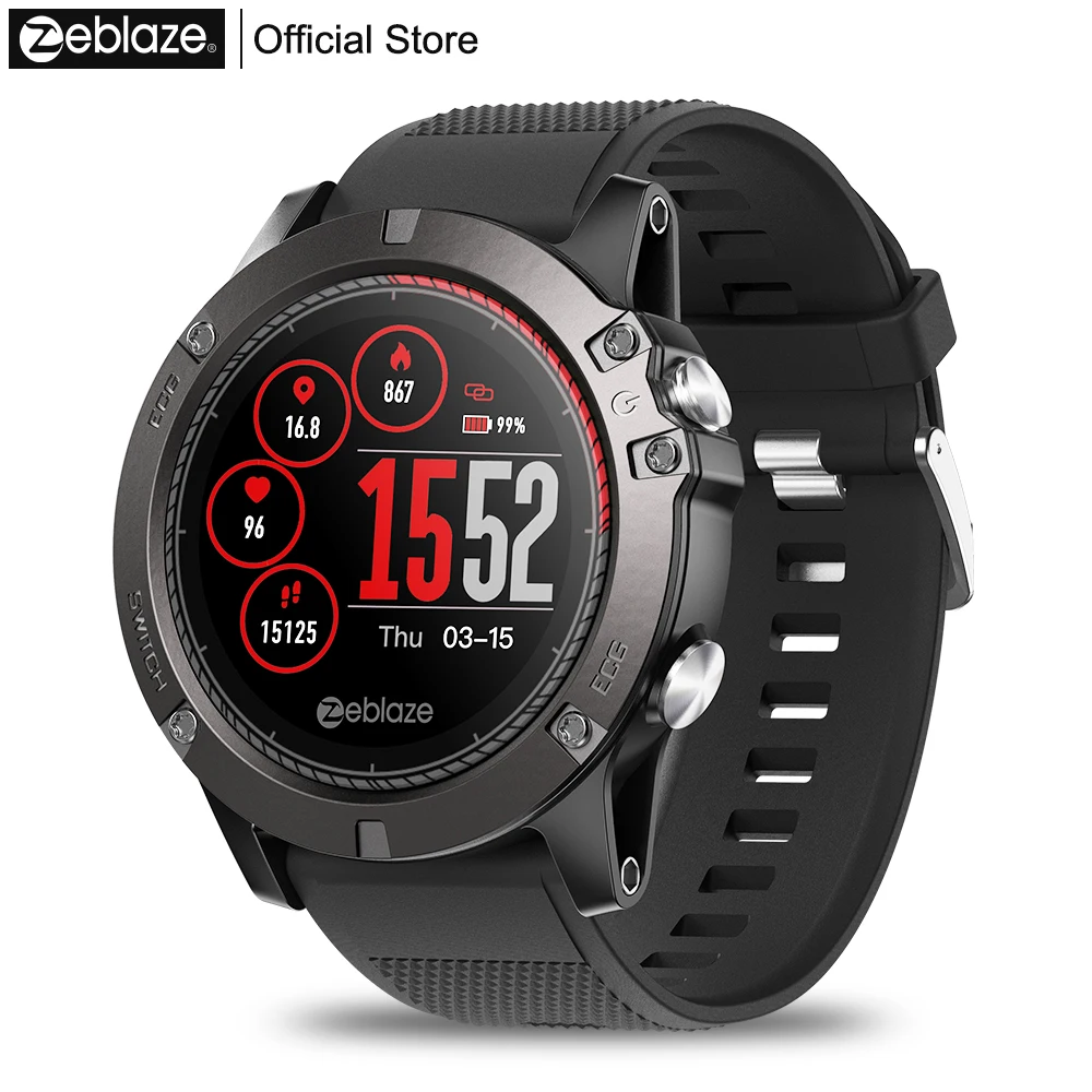 Zeblaze VIBE 3 ECG Instant ECG on demand Color Display Heart Rate IP67 Waterproof Multi-sports Modes Fitness Tracker Smart watch
Zeblaze VIBE 3 ECG Instant ECG on demand Color Display Heart Rate IP67 Waterproof Multi-sports Modes Fitness Tracker Smart watch