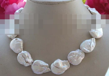 Free shipping 004129 Genuine Natural 26mm white Reborn Keshi Pearl Necklace 14
Free shipping 004129 Genuine Natural 26mm white Reborn Keshi Pearl Necklace 14