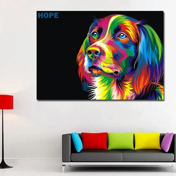 1 Piece Poster Print Colorful Dog Hope Animal Paintings Canvas Wall Art For Living Room Decorative Pictures No Frame
1 Piece Poster Print Colorful Dog Hope Animal Paintings Canvas Wall Art For Living Room Decorative Pictures No Frame