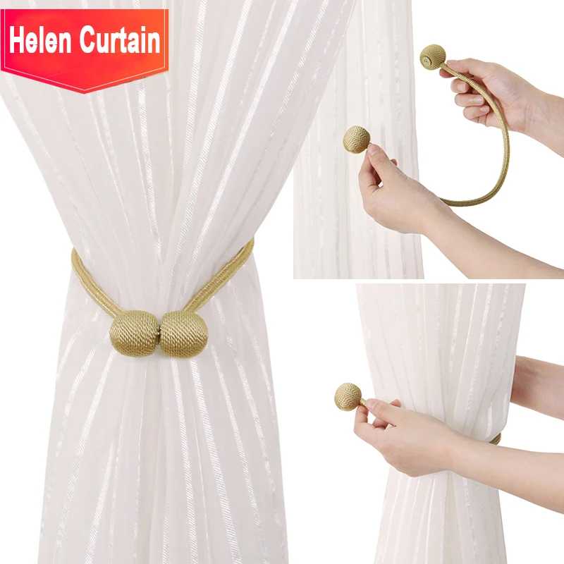Modern Curtain Strap Creative Magnet Tie back curtains tied rope Window treatment Magnetic Pearl Ball
Modern Curtain Strap Creative Magnet Tie back curtains tied rope Window treatment Magnetic Pearl Ball