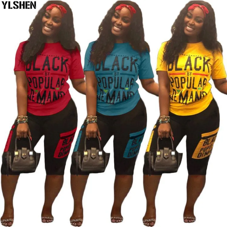 Plus Size 2 Two Piece Set Women Letters Print Tops and Shorts Pants Suits Outfits Casual Tracksuit Matching Sets Ensemble Femme
Plus Size 2 Two Piece Set Women Letters Print Tops and Shorts Pants Suits Outfits Casual Tracksuit Matching Sets Ensemble Femme