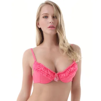 MiaoErSiDai Women Push Up Brassiere Sexy Ruffles Bralette Leopard Print Bra For Women 32 34 36 38 B/C/D/DD Girl's Bra #6891B
MiaoErSiDai Women Push Up Brassiere Sexy Ruffles Bralette Leopard Print Bra For Women 32 34 36 38 B/C/D/DD Girl's Bra #6891B