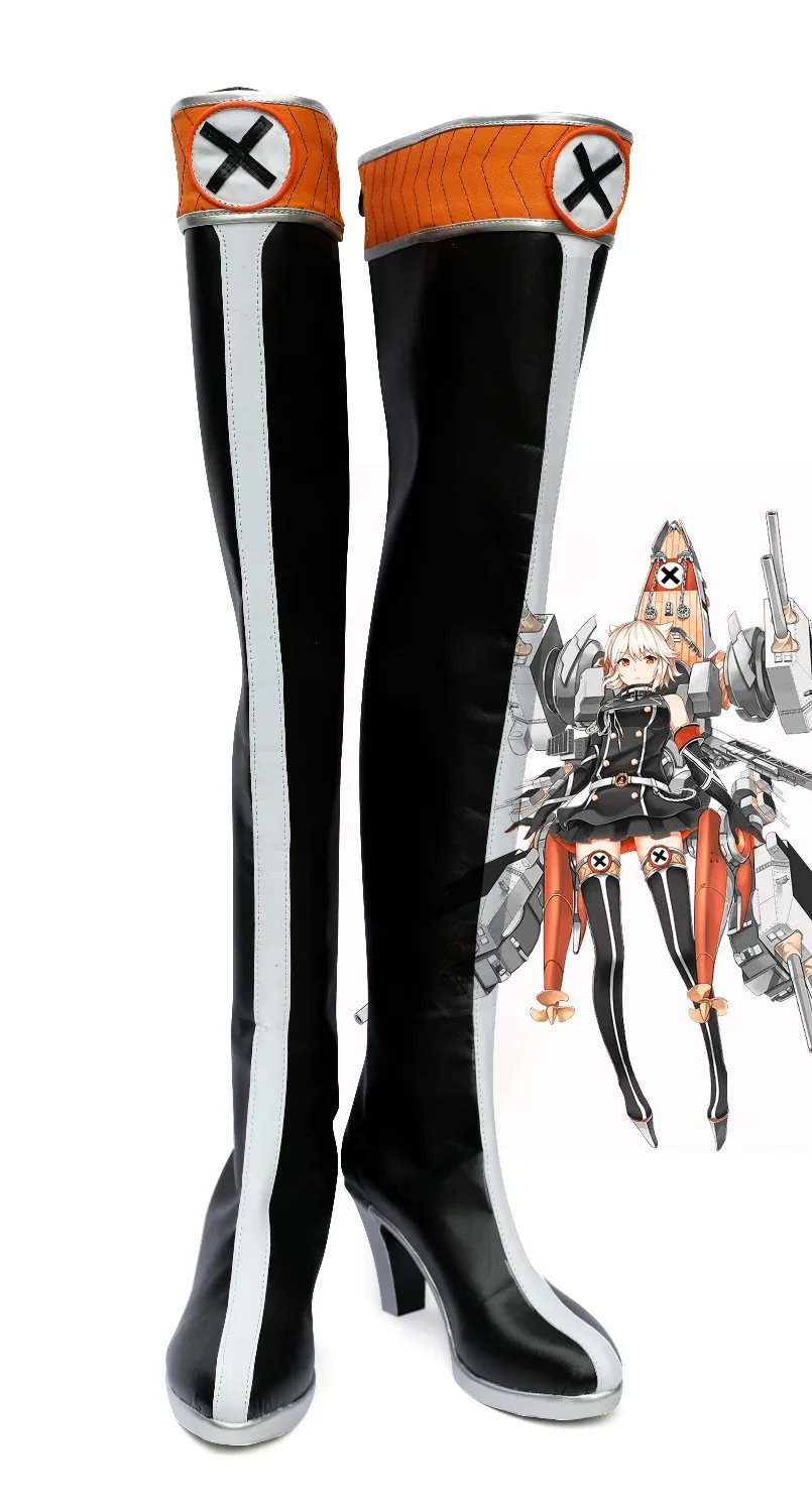 Kancolle Bismarck Shoes Cosplay Kantai Collection Bismarck Cosplay Boots High Heel Shoes Custom Made Any Size
Kancolle Bismarck Shoes Cosplay Kantai Collection Bismarck Cosplay Boots High Heel Shoes Custom Made Any Size