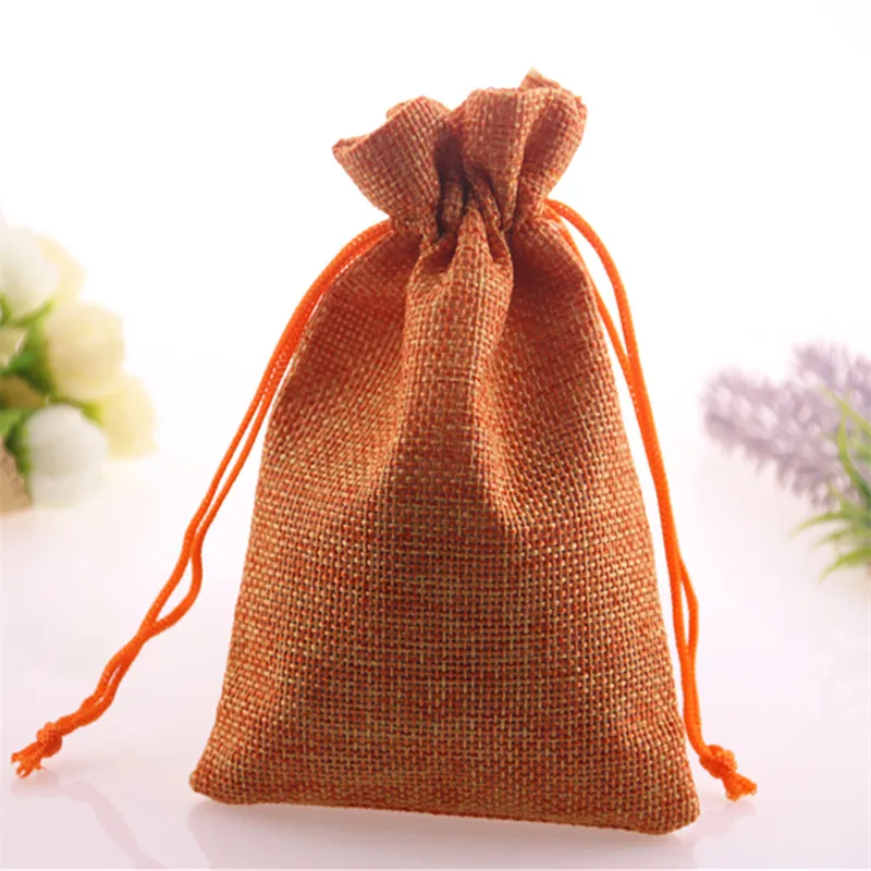 New Design Wholesale 20pcs/lot Orange Jute Gift Packaging Bags Favor Matrimonio Jewelry Pouches Drawstring Burlap Bags
New Design Wholesale 20pcs/lot Orange Jute Gift Packaging Bags Favor Matrimonio Jewelry Pouches Drawstring Burlap Bags