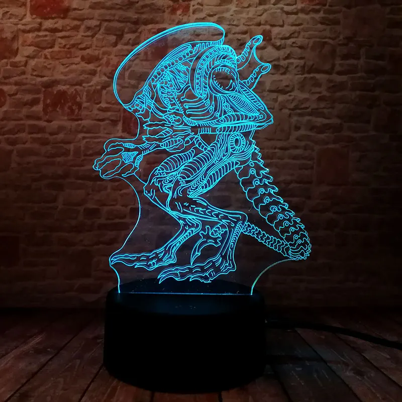Luminous Alien Model 3D Illusion Led Lamp Colorful Touch Nightlight Flash Lighting Glow In the Dark Action & Toy Figures
Luminous Alien Model 3D Illusion Led Lamp Colorful Touch Nightlight Flash Lighting Glow In the Dark Action & Toy Figures