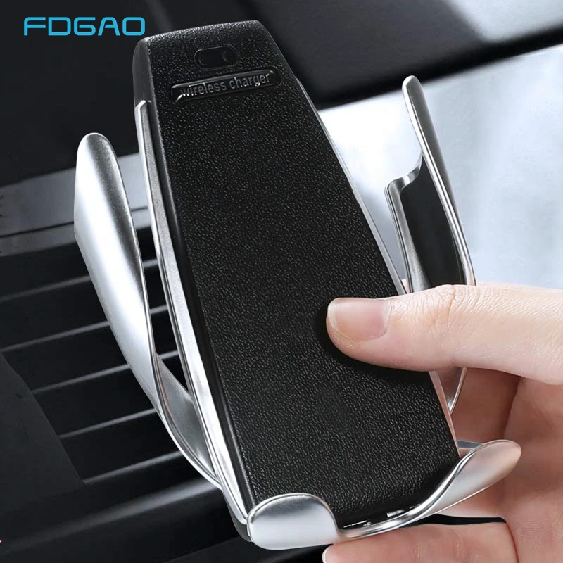 FDGAO Qi Car Wireless Charger For iPhone XR XS X 8 Automatic Clamping Phone Holder 10W Fast For Samsung S10 S9 S8 Air Vent Mount
FDGAO Qi Car Wireless Charger For iPhone XR XS X 8 Automatic Clamping Phone Holder 10W Fast For Samsung S10 S9 S8 Air Vent Mount