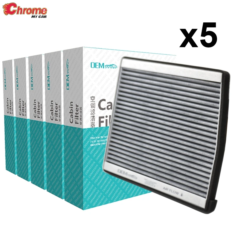 5x Car Pollen Cabin Filter Activated Carbon For Volvo C70 Convertible S60 S70 S80 V70 XC70 Cross Country XC90 30630752 9204626
5x Car Pollen Cabin Filter Activated Carbon For Volvo C70 Convertible S60 S70 S80 V70 XC70 Cross Country XC90 30630752 9204626