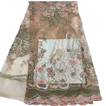 Selected French 3D Flowers Lace Fabric with beads and stone Excellent Tulle Lace Fabric for a wedding dress HX776-1
Selected French 3D Flowers Lace Fabric with beads and stone Excellent Tulle Lace Fabric for a wedding dress HX776-1