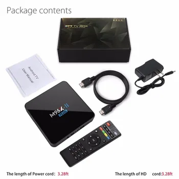 VHXSIN 10 pcs/lot Smart TV BOX Android 7.1 2GB RAM 16GB ROM Amlogic S905W ii Quad Core M96X PLUS
VHXSIN 10 pcs/lot Smart TV BOX Android 7.1 2GB RAM 16GB ROM Amlogic S905W ii Quad Core M96X PLUS