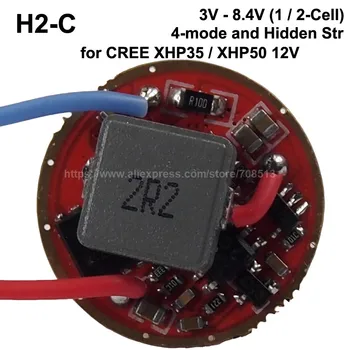 H2-C 22mm 1.5A 1 or 2-cell 1-Mode or 5-Mode Boost Driver Circuit Board for Cree XHP35 / XHP50 12V ( 1 pc )
H2-C 22mm 1.5A 1 or 2-cell 1-Mode or 5-Mode Boost Driver Circuit Board for Cree XHP35 / XHP50 12V ( 1 pc )
