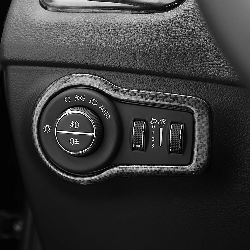 For Jeep Compass 2017 2018 ABS Carbon fibre Car Headlamps Adjustment Switch cover Trim car styling accessories 1pcs
For Jeep Compass 2017 2018 ABS Carbon fibre Car Headlamps Adjustment Switch cover Trim car styling accessories 1pcs