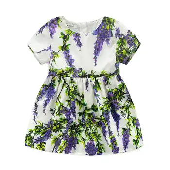 Baby Girls Lilac Dress Kids Summer Clothes Girl Purple Flowers Dresses For 100-140cm
Baby Girls Lilac Dress Kids Summer Clothes Girl Purple Flowers Dresses For 100-140cm