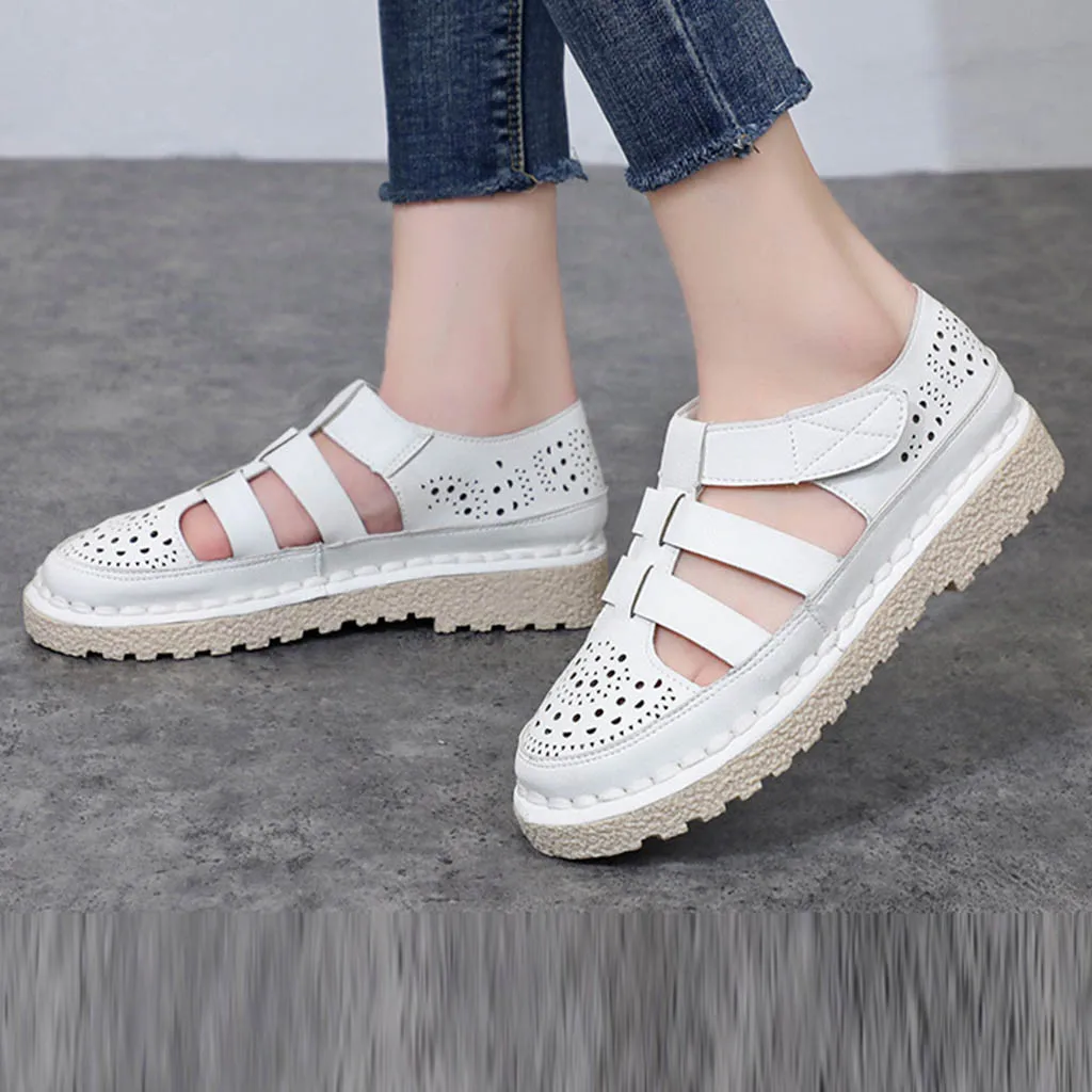 Women Sandal Sneakers Walking Shoes Summer Fashion Hollow Flat-Soled Roman Sandals Women Plain-Color Casual Shoes босоножки#628
Women Sandal Sneakers Walking Shoes Summer Fashion Hollow Flat-Soled Roman Sandals Women Plain-Color Casual Shoes босоножки#628