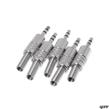 Drop Ship&Wholesale 5Pcs Metal 3.5mm 2 Ring 3P Stereo Jack Plug Cable Solder Adapter Terminal w/Spring Mar28
Drop Ship&Wholesale 5Pcs Metal 3.5mm 2 Ring 3P Stereo Jack Plug Cable Solder Adapter Terminal w/Spring Mar28