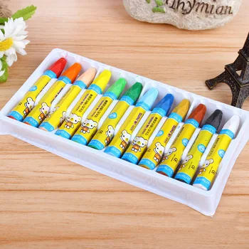12 color/set oil painting stick Water-soluble crayon children art supplies can water washing Students School Office Art Supplies
12 color/set oil painting stick Water-soluble crayon children art supplies can water washing Students School Office Art Supplies