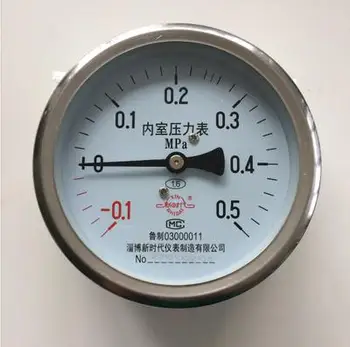 Shandong Xinhua horizontal pulsating sterilizer parts Zibo new era inner chamber pressure gauge -0.1-0.5MPa
Shandong Xinhua horizontal pulsating sterilizer parts Zibo new era inner chamber pressure gauge -0.1-0.5MPa