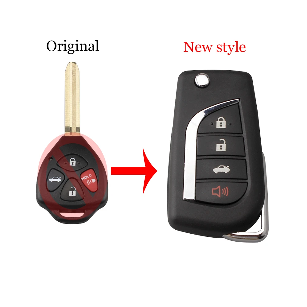 4Button Modified Remote Car key For Toyota Camry HYQ12BBY Transponder G/4D67 Chip optional For Toyota Camry 2007-2010 314.4Mhz
4Button Modified Remote Car key For Toyota Camry HYQ12BBY Transponder G/4D67 Chip optional For Toyota Camry 2007-2010 314.4Mhz
