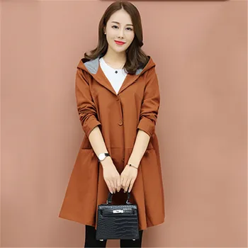 Women Fashion 2019 New Hooded Windbreaker Korean Spring And Autumn XL Long Women Jacket Loose Coat Women Windbreaker 3XL YH139
Women Fashion 2019 New Hooded Windbreaker Korean Spring And Autumn XL Long Women Jacket Loose Coat Women Windbreaker 3XL YH139