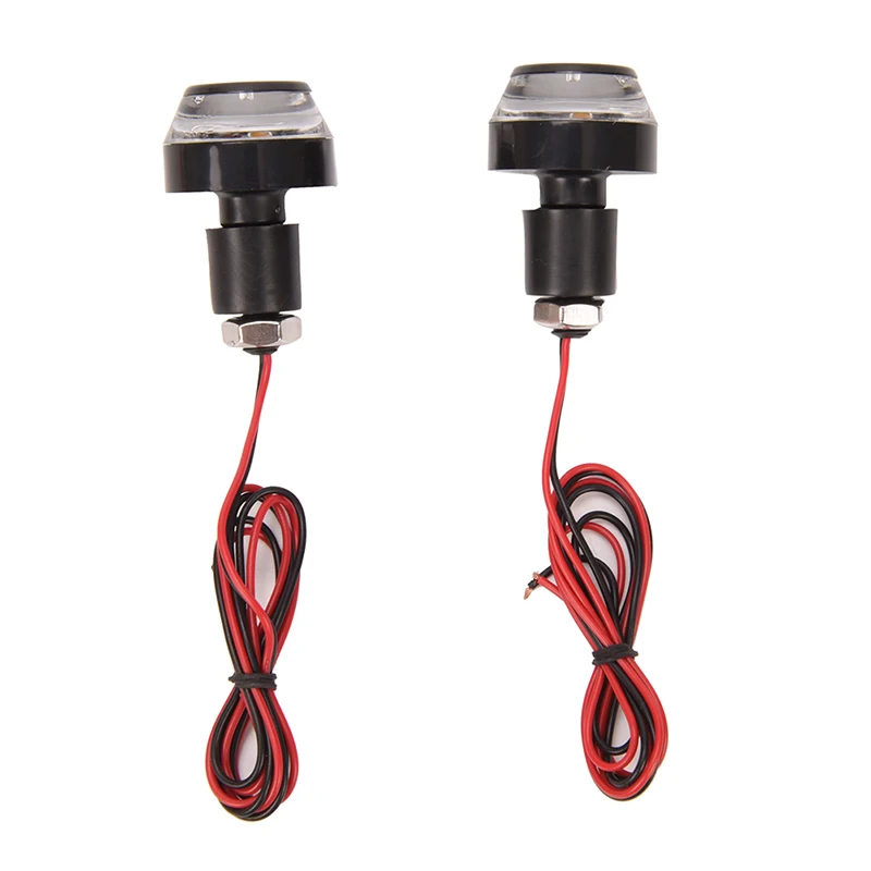 2pcs/lot Universal Motorcycle Handlebar Turn Signal Light 12V LED Turn Signals Strobe Side Marker Light 22mm Bar End Blinker
2pcs/lot Universal Motorcycle Handlebar Turn Signal Light 12V LED Turn Signals Strobe Side Marker Light 22mm Bar End Blinker