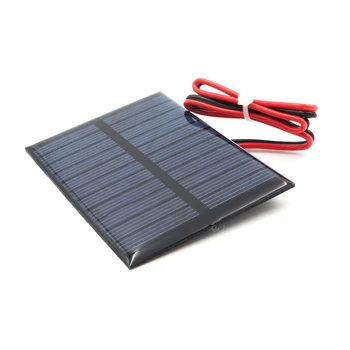 Solar Panel 5V 5.5V 80mA 100mA 150mA 160mA 200mA 250mA 300mA 500mA 840mA Mini Solar Battery Cell Phone with wire
Solar Panel 5V 5.5V 80mA 100mA 150mA 160mA 200mA 250mA 300mA 500mA 840mA Mini Solar Battery Cell Phone with wire