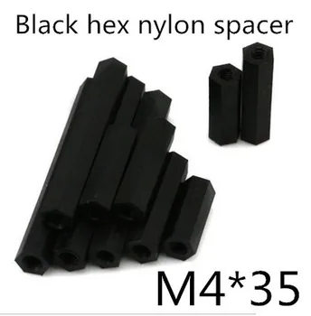 100pcs /lot M4*35 M4 Black Hex Nylon Spacer Female To Female Double Pass Hex Long Nut
100pcs /lot M4*35 M4 Black Hex Nylon Spacer Female To Female Double Pass Hex Long Nut