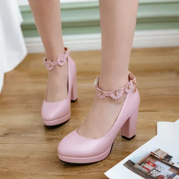 2018 spring new sweet flowers cingulate high light mouth with thick with 43 single shoe size code 32-18124
2018 spring new sweet flowers cingulate high light mouth with thick with 43 single shoe size code 32-18124