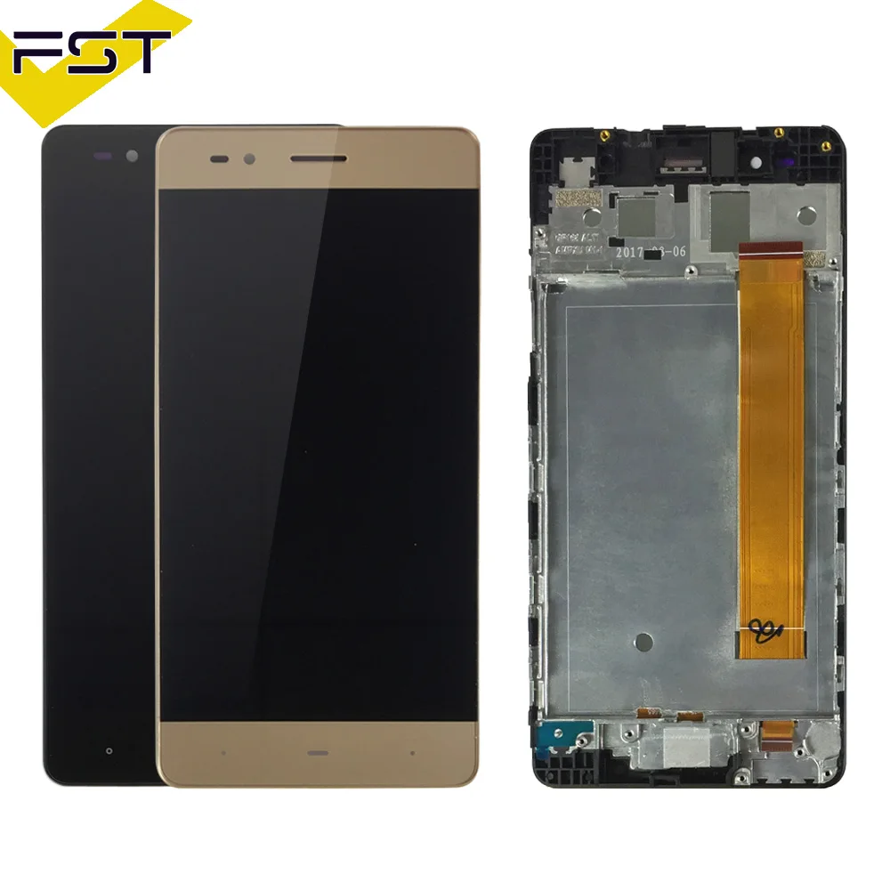 

5 inch For Highscreen Power ICE Evo LCD Display+Touch Screen Digitizer Assembly With Frame Replacement Parts+Tools