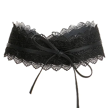 Women's Lace Wide Belt Stretchy Corset Bowknot Faux Leather Corset Belt For Women Dress Accessories Boho Style Fashion Belts
Women's Lace Wide Belt Stretchy Corset Bowknot Faux Leather Corset Belt For Women Dress Accessories Boho Style Fashion Belts