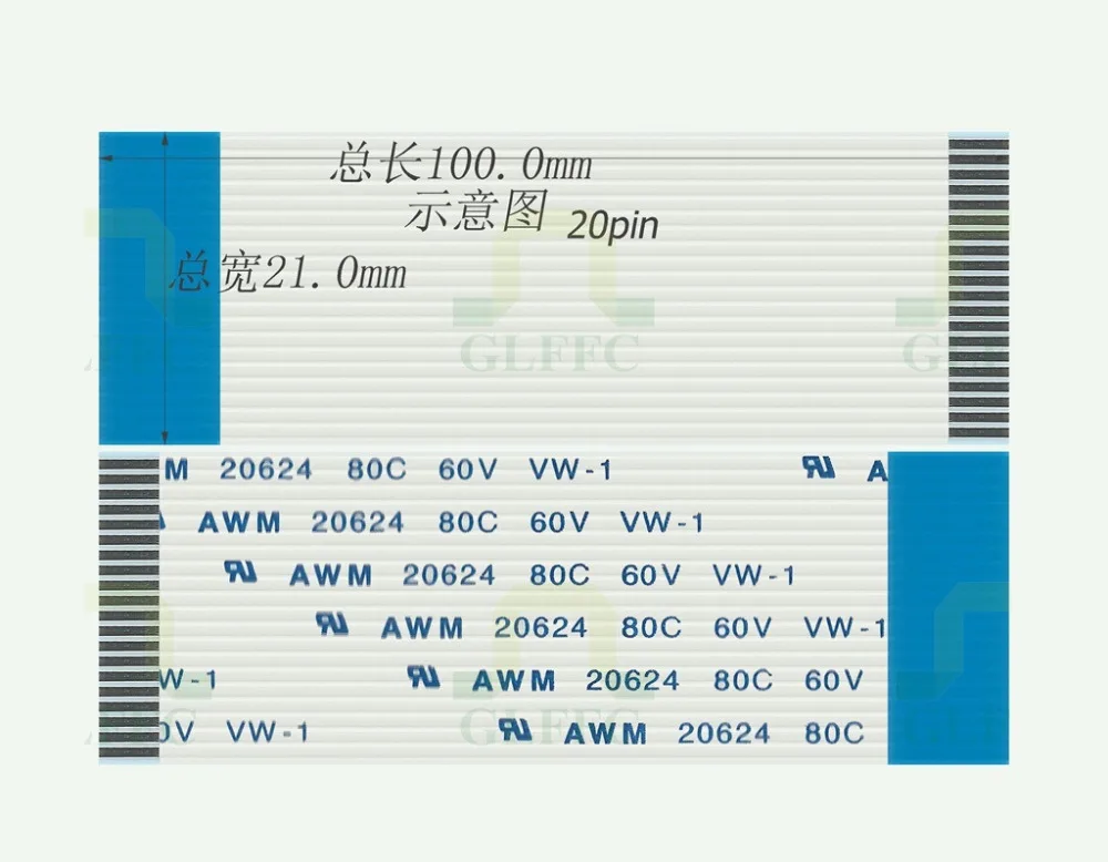 Новый гибкий плоский кабель AWM 20624 80C 60V VW-1 FFC FPC 1,0 мм 20 контактов 50 мм 100 мм 150 мм 200 мм 250 мм 300 мм обратное направление
Новый гибкий плоский кабель AWM 20624 80C 60V VW-1 FFC FPC 1,0 мм 20 контактов 50 мм 100 мм 150 мм 200 мм 250 мм 300 мм обратное направление