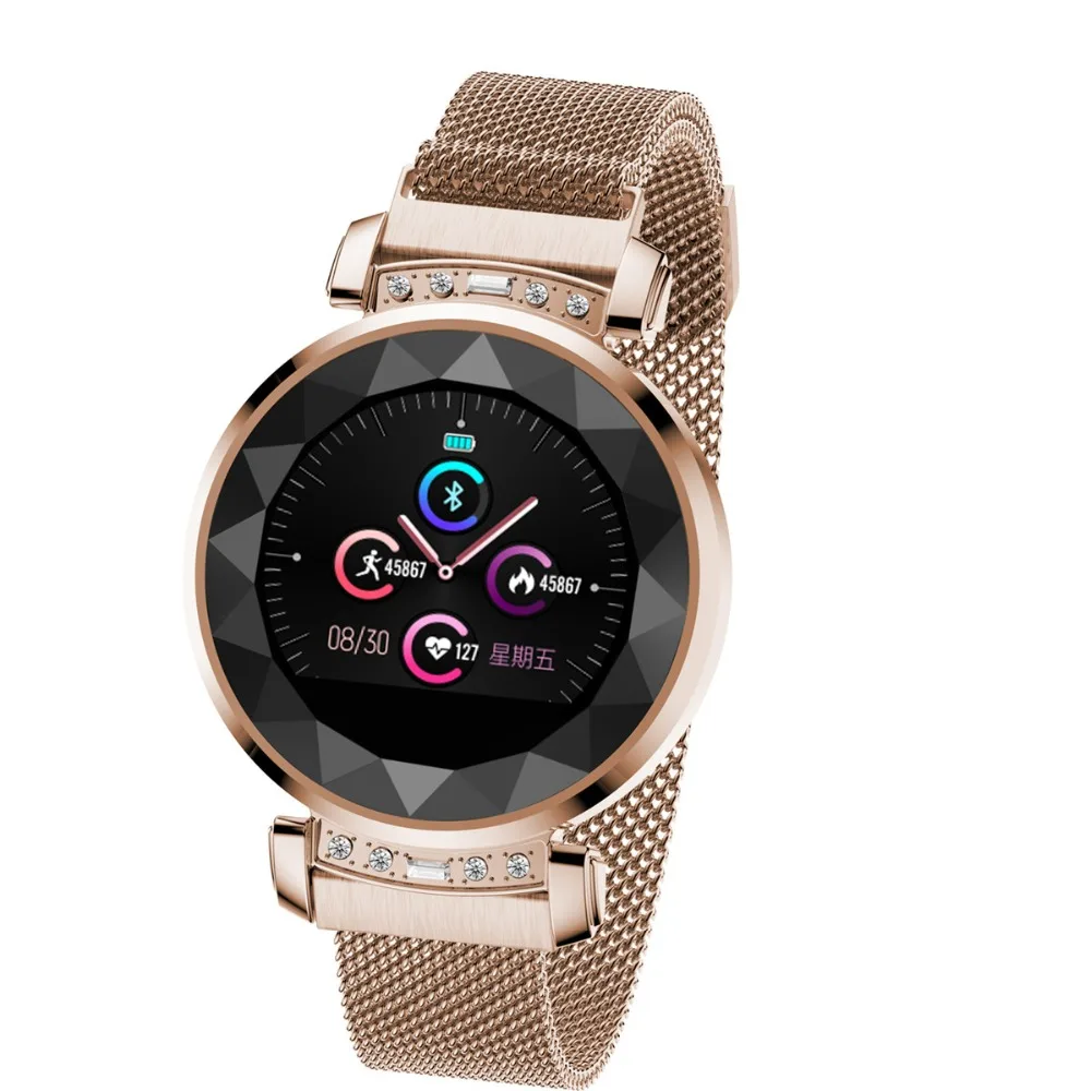 H2 plus Fashion Smart Watch Women Lovely Bracelet Heart Rate Monitor female physiological cycle Remind Smartwatch connect IOS
H2 plus Fashion Smart Watch Women Lovely Bracelet Heart Rate Monitor female physiological cycle Remind Smartwatch connect IOS