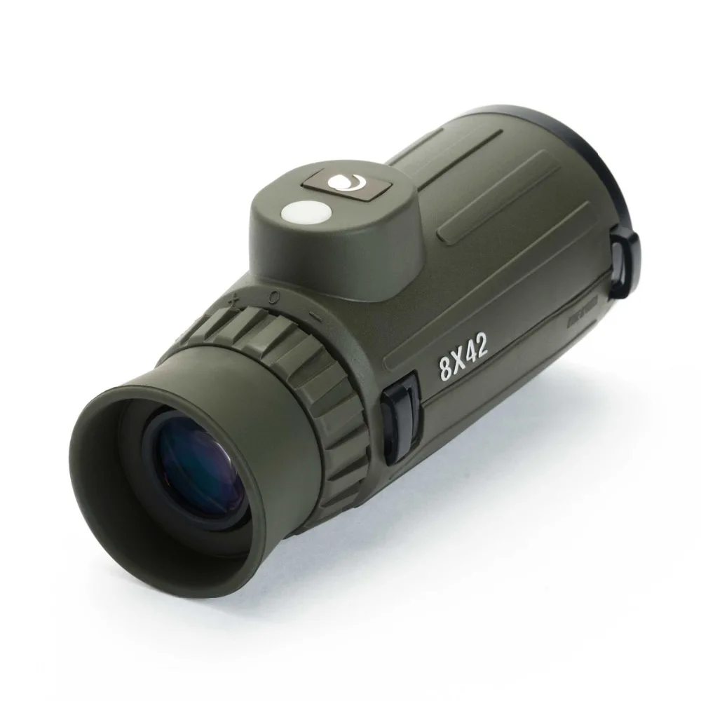 Телескоп с компассом и сеткой Celestron 8X42 Зрительная труба Монокуляр со встроенным