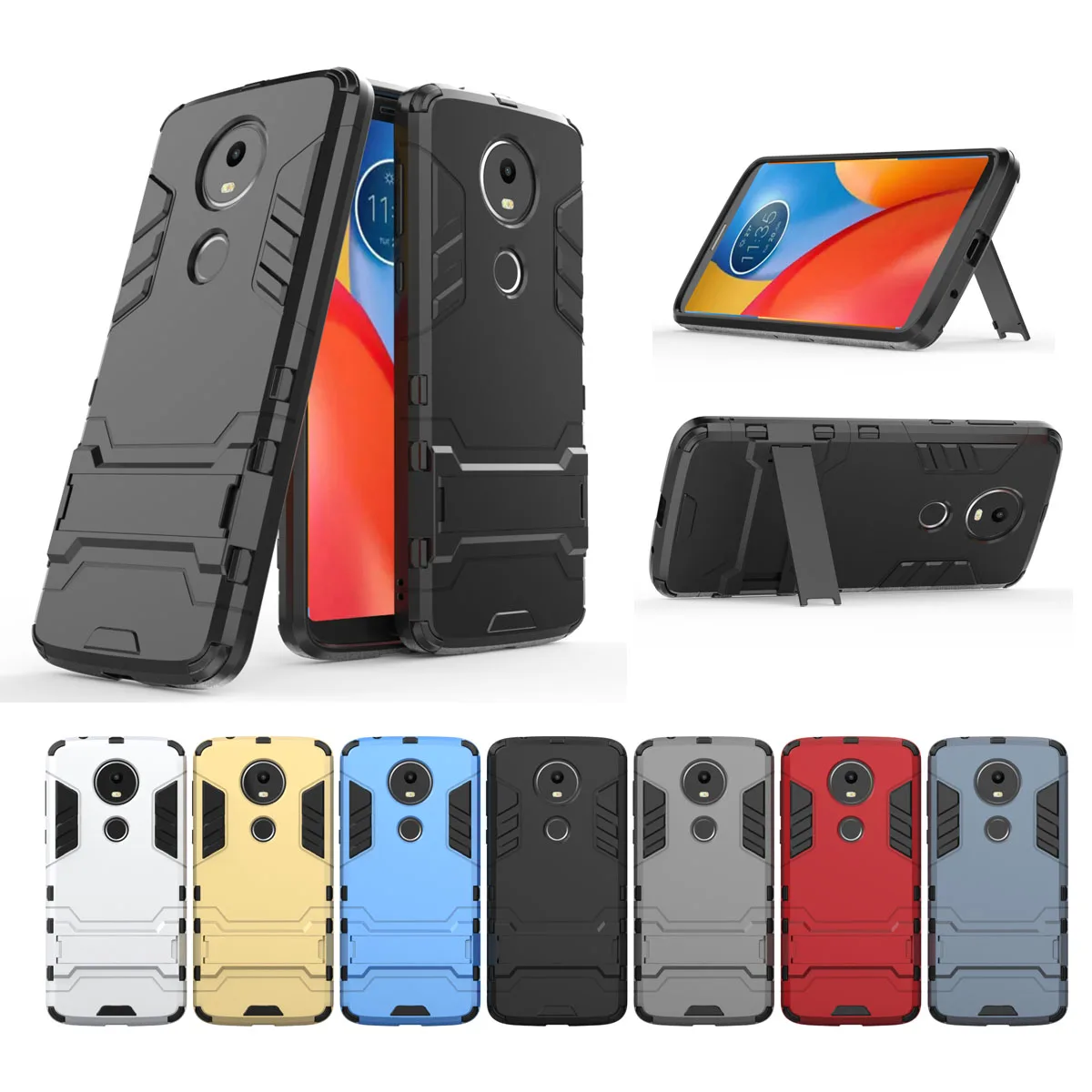 

Case For Motorola Moto Z2 Play Z Droid X X4 2017 X4 X M G6 G5S G4 G3 G2 G E5 Plus E3 Case Cover Shockproof Armor Hard PC Phone