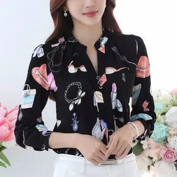 Korean Women Loose Casual Printed Office Work Wear Top Blouse Long Sleeves Casual Chiffion Shirt
Korean Women Loose Casual Printed Office Work Wear Top Blouse Long Sleeves Casual Chiffion Shirt