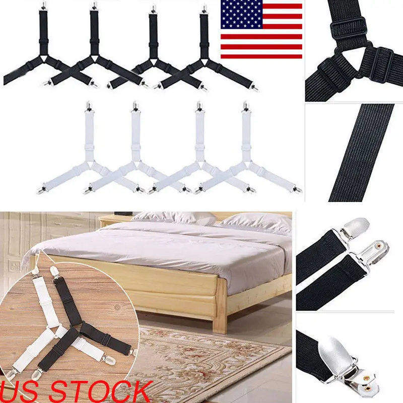 4pcs New Elastic Cover Blankets Grippers Holder Bed Sheet Clip Mattress Fasteners Fixing Slip-Resistant Belt Clip Home Living
4pcs New Elastic Cover Blankets Grippers Holder Bed Sheet Clip Mattress Fasteners Fixing Slip-Resistant Belt Clip Home Living