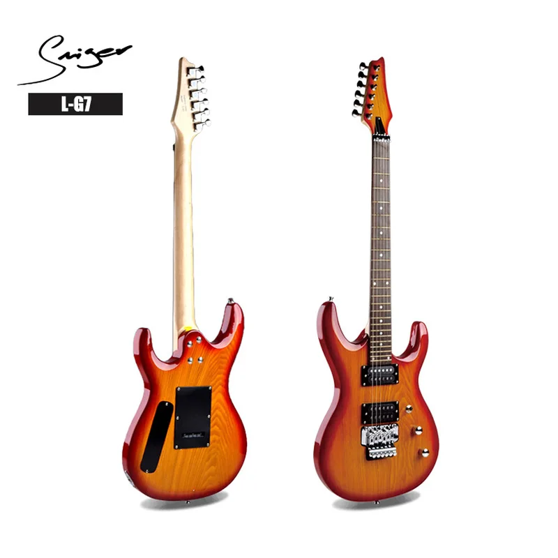 Electric Guitar Electro Double Rock Floating Vibrato System 24 Frets 6 String Prs Electric Guitar Horn High Gloss Ash L-G7
Electric Guitar Electro Double Rock Floating Vibrato System 24 Frets 6 String Prs Electric Guitar Horn High Gloss Ash L-G7