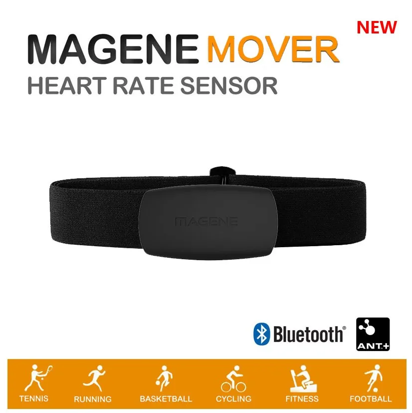 Magene MHR10 Bluetooth4.0 ANT + Heart Rate Sensor Compatible GARMIN Bryton IGPSPORT Computer Running Bike Heart Rate Monitor
Magene MHR10 Bluetooth4.0 ANT + Heart Rate Sensor Compatible GARMIN Bryton IGPSPORT Computer Running Bike Heart Rate Monitor