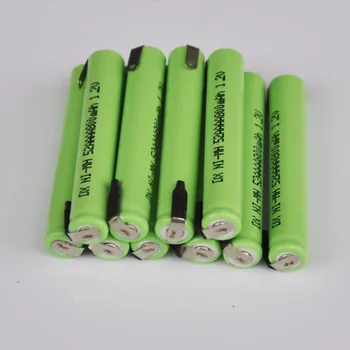 UNITEK 10PCS 1.2V AAAA rechargeable battery 800mah 4A ni-mh nimh cell with soldering tabs for LED Laser pointer pen flashlight
UNITEK 10PCS 1.2V AAAA rechargeable battery 800mah 4A ni-mh nimh cell with soldering tabs for LED Laser pointer pen flashlight