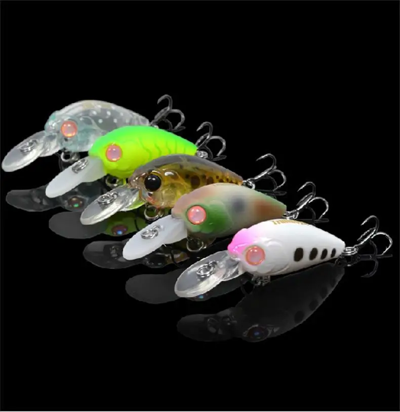 Trulinoya DW39 hard fishing lure 35mm/3.8g mini crankbait depth:1.6-2m 2pcs/lot free shipping
Trulinoya DW39 hard fishing lure 35mm/3.8g mini crankbait depth:1.6-2m 2pcs/lot free shipping