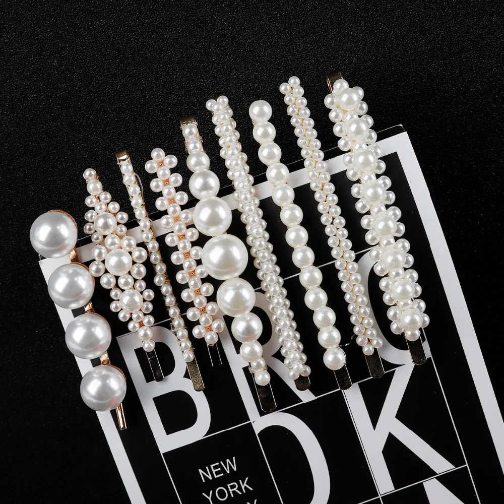 Metal Minimalist Hair Accessories Women Barrettes Elegant for female girl Hair Clip Imitiation Pearl Hairpin Barrettes Hairgrip
Metal Minimalist Hair Accessories Women Barrettes Elegant for female girl Hair Clip Imitiation Pearl Hairpin Barrettes Hairgrip