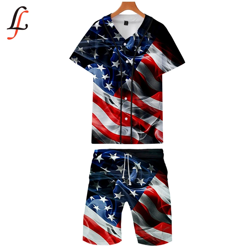 American Independence Day Summer New Men Causal Beach Suit Short Sleeve Sweatsuit+Pants Quick-dry Tracksuit Men Sports Suits
American Independence Day Summer New Men Causal Beach Suit Short Sleeve Sweatsuit+Pants Quick-dry Tracksuit Men Sports Suits