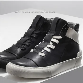 NEW simple street trend platform Sneaker genuine leather breathable casual high Shoes
NEW simple street trend platform Sneaker genuine leather breathable casual high Shoes