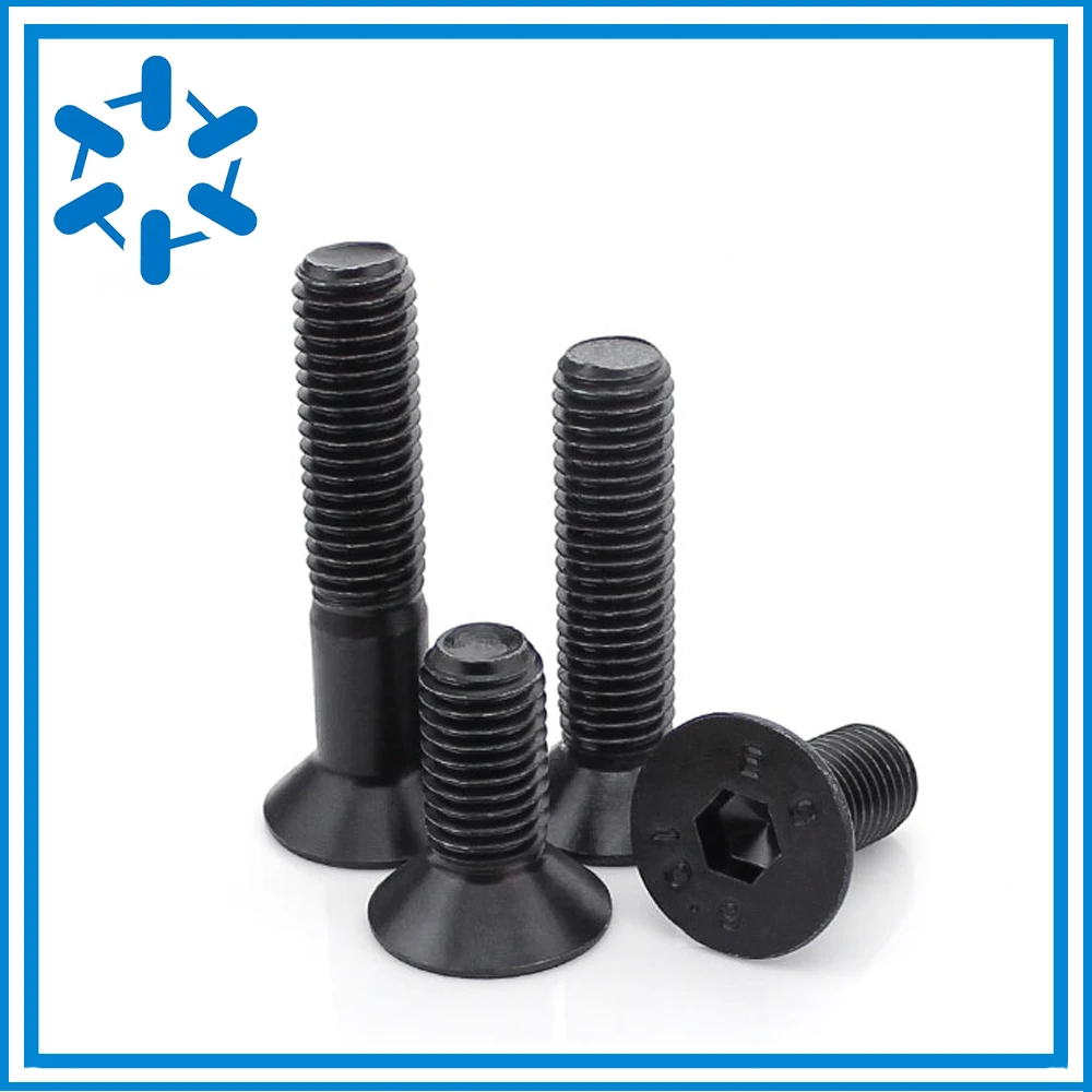 100pcs/lot M2 M2.5 M3 M4 M5*L DIN7991 flat / countersunk head socket screw alloy steel grade 10.9 black finish
100pcs/lot M2 M2.5 M3 M4 M5*L DIN7991 flat / countersunk head socket screw alloy steel grade 10.9 black finish