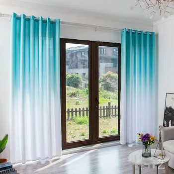 Blue Gradient Color Blackout Curtains For Living Room Kitchen Bedroom for Window Shading Rate of 60% Morden Home Decoration #3
Blue Gradient Color Blackout Curtains For Living Room Kitchen Bedroom for Window Shading Rate of 60% Morden Home Decoration #3